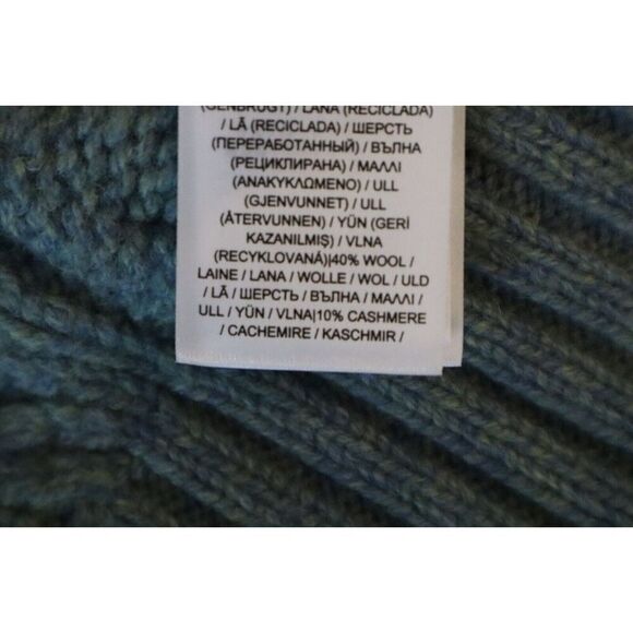 Lauren Ralph Lauren Women Sz 3X Green Aran-Knit Wool-Cashmere Sweater - Picture 5 of 9